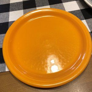 Fiesta Ware Tangerine Orange Bistro Luncheon Plate